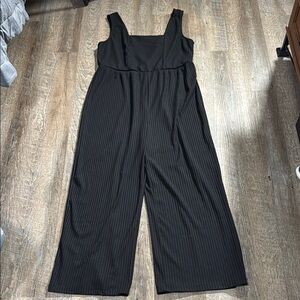 Wild Fable Black Pinstripe Jumpsuit
